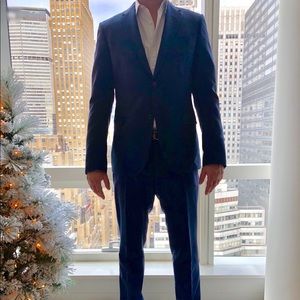 Gucci Men’s Suit - Blue Wool Mohair